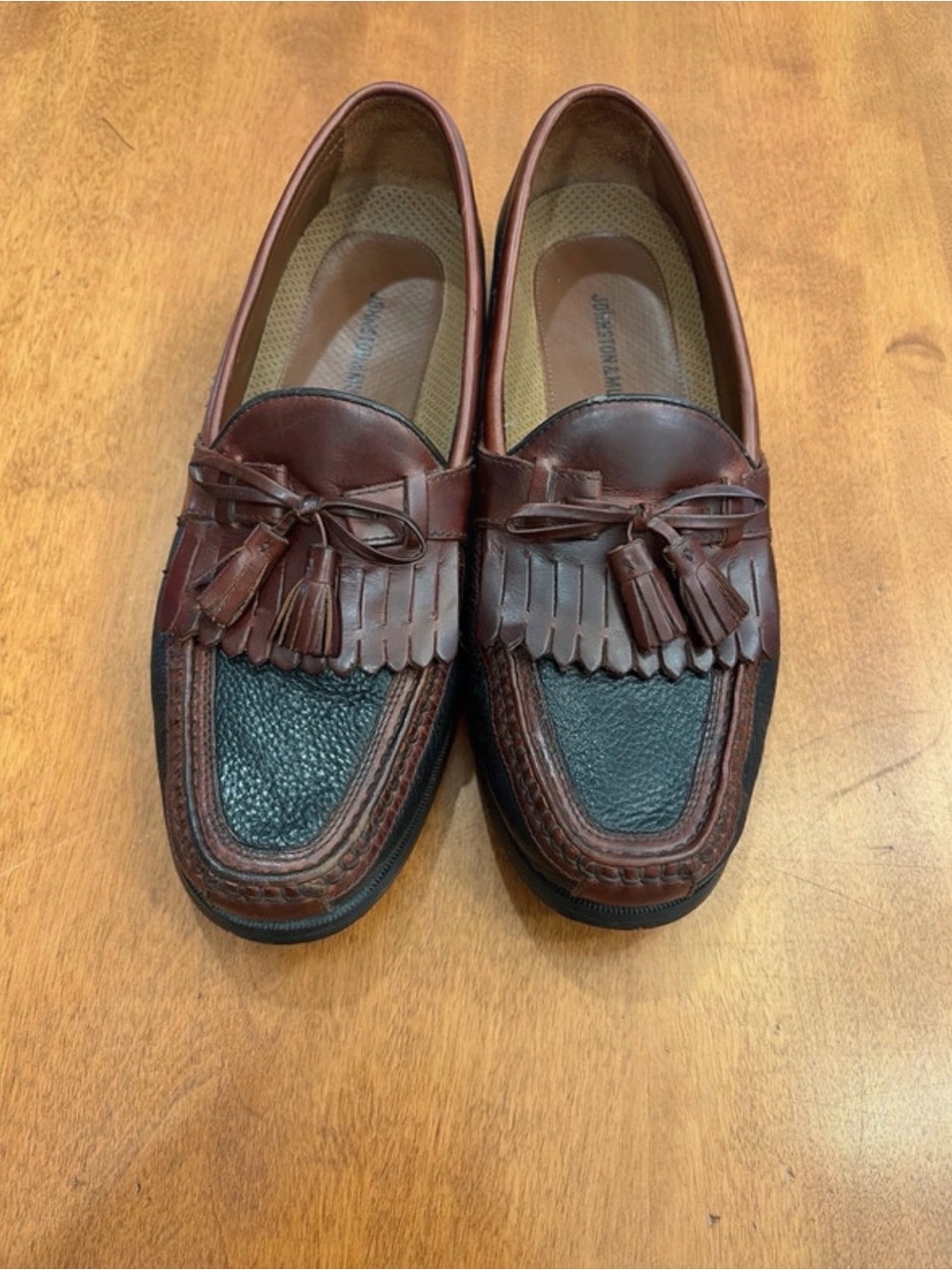 Johnston & Murphy Brown Tassel Kiltie Loafers for Men